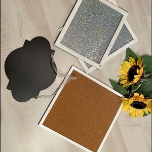 Dorm Room or Home Office Decor - Cork Bulletin Board, Chalk Board, & Whiteboard